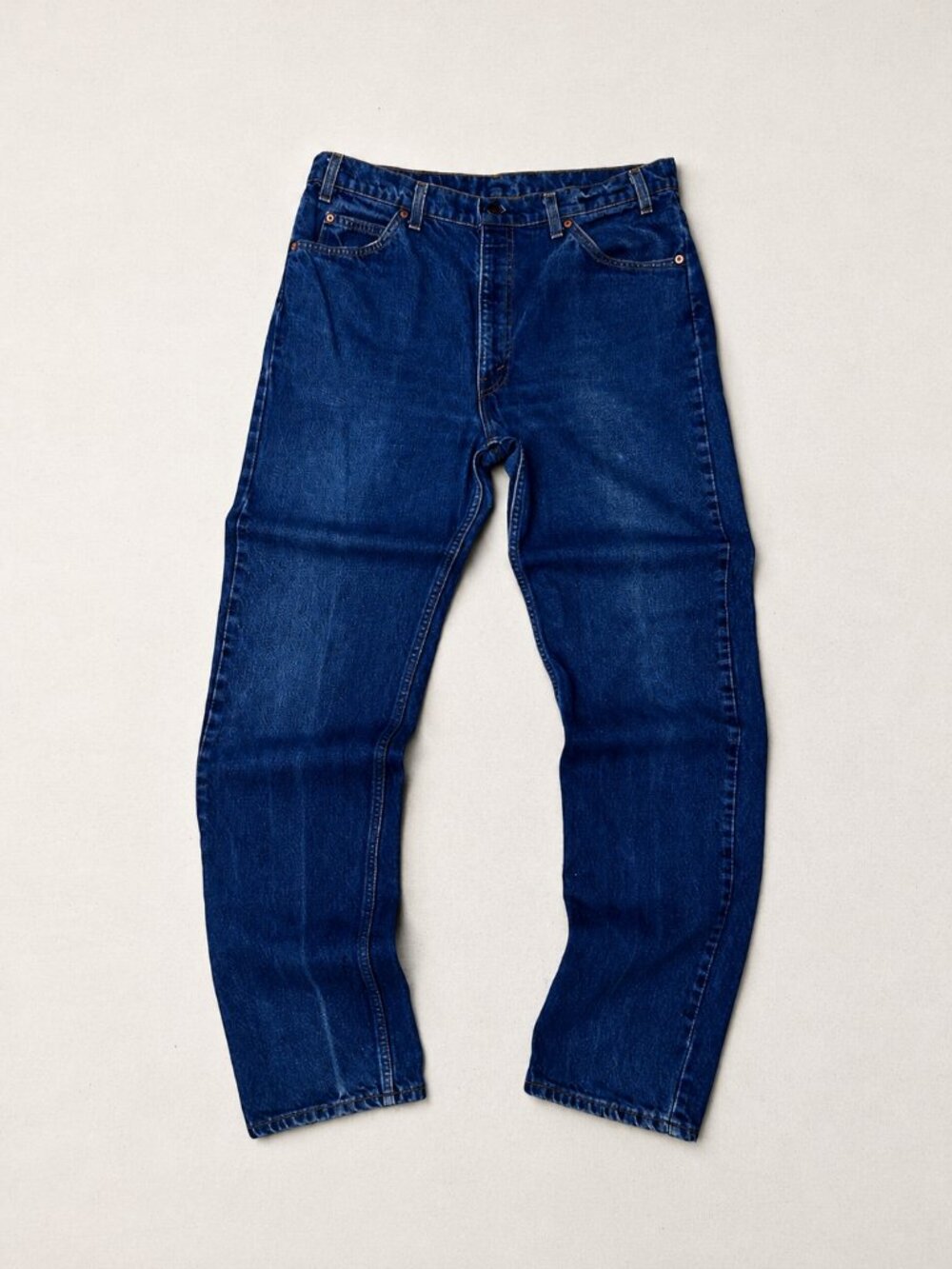 Vintage Levi's 505 Jeans Men's 36x34 Orange Tab Made in USA Blue Denim